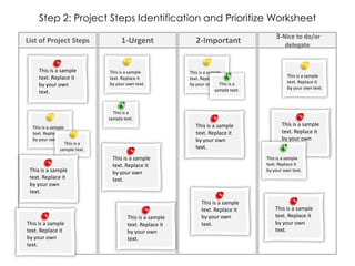 Project Preparation Worksheet | PPTX