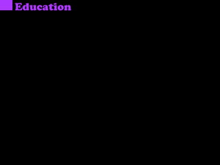 Education
 