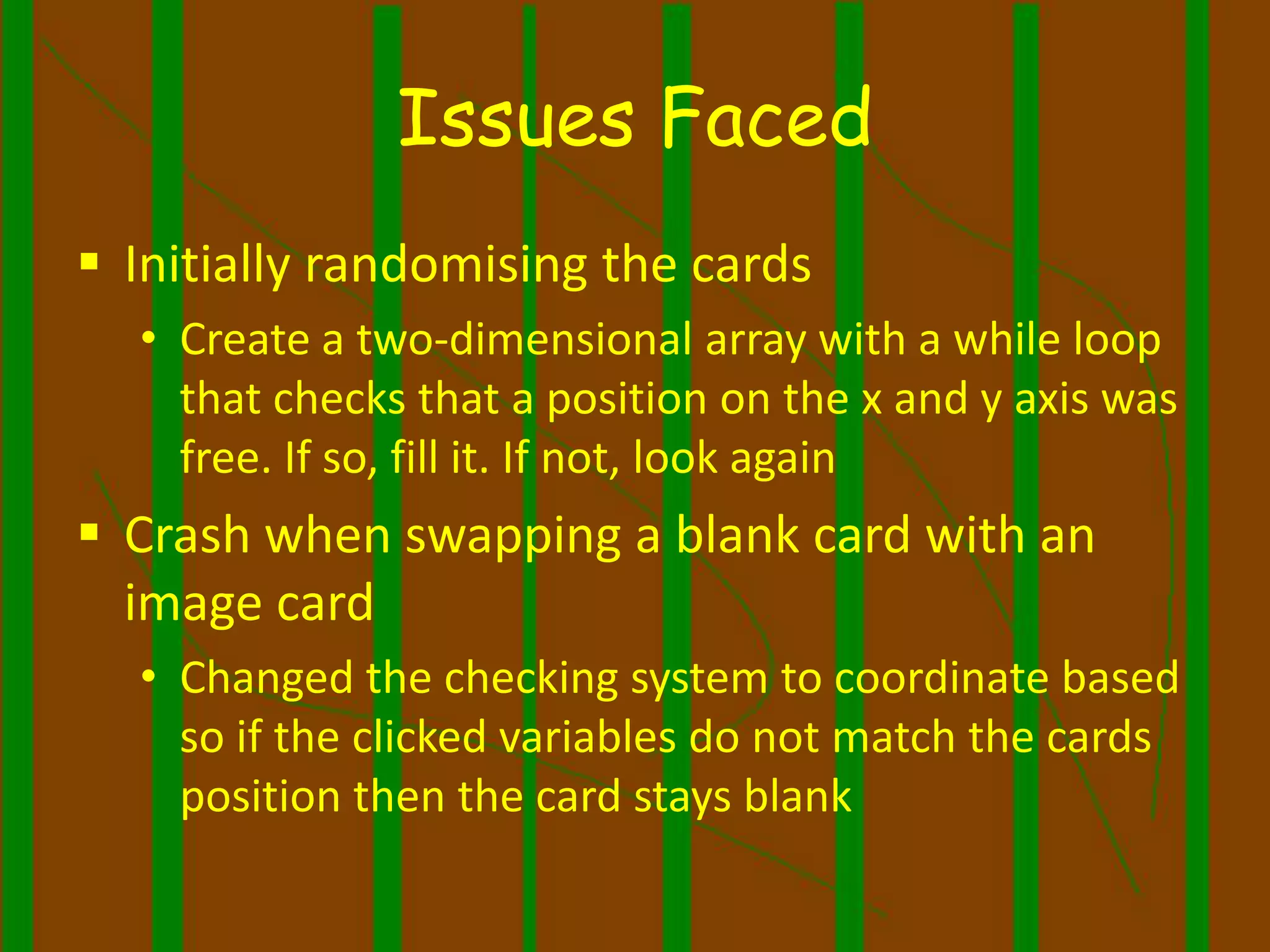 Evolution Explosion - Final Year Project Presentation