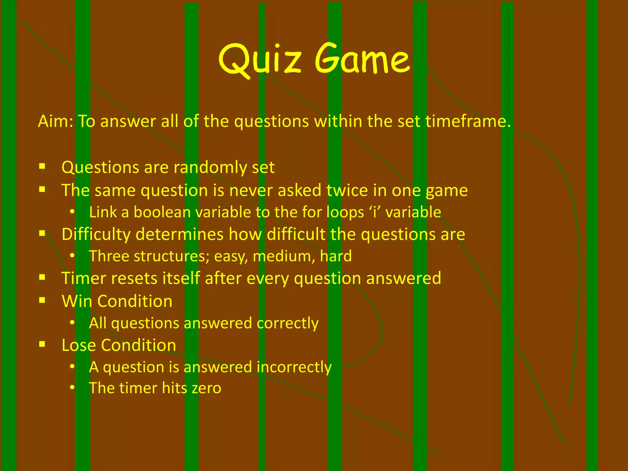 Evolution Explosion - Final Year Project Presentation