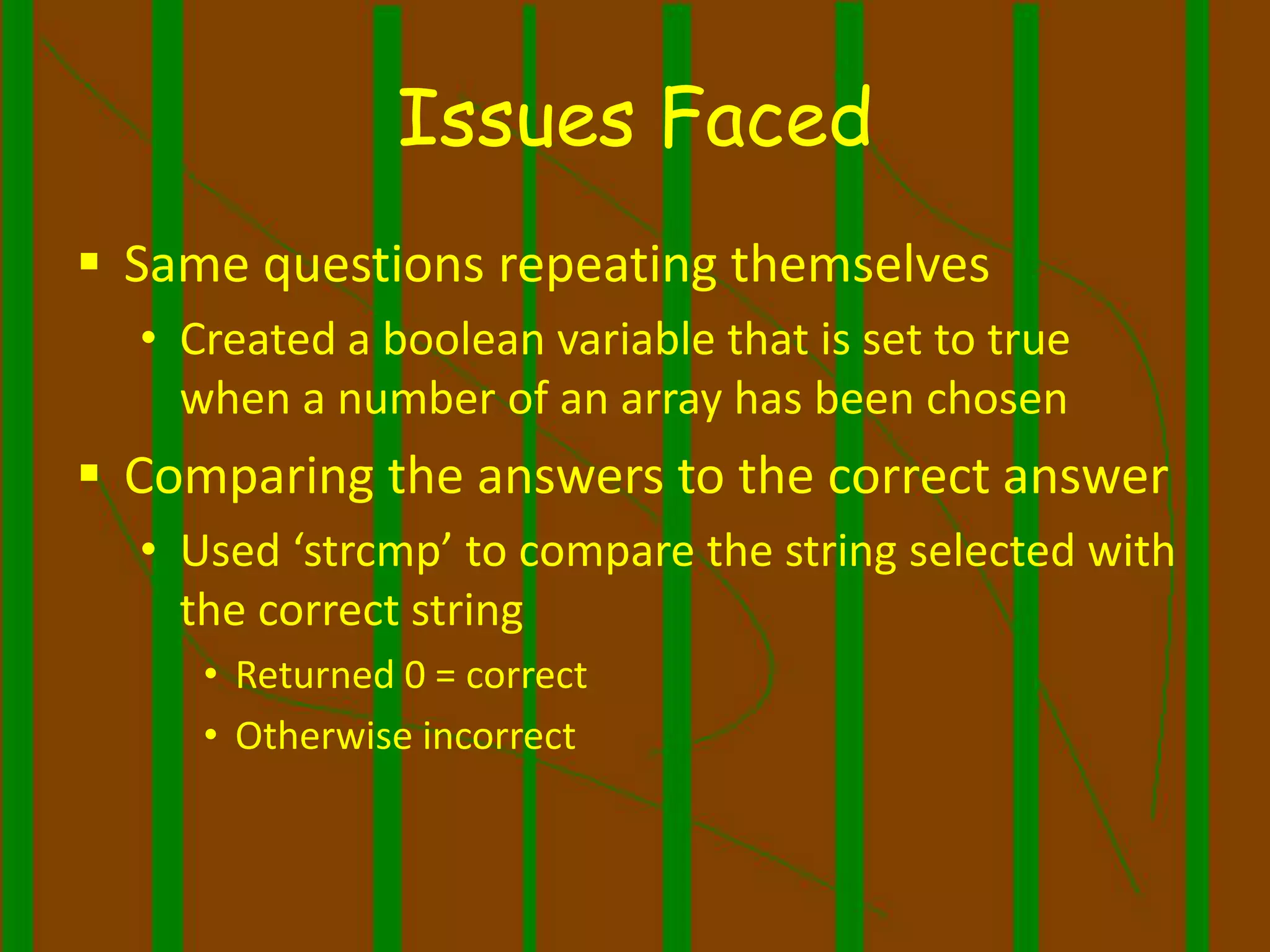 Evolution Explosion - Final Year Project Presentation