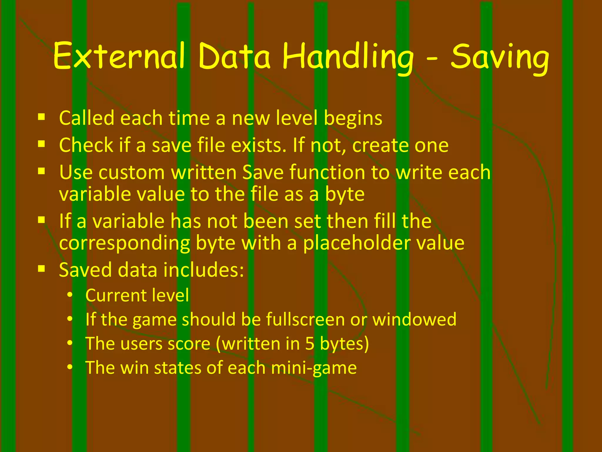 Evolution Explosion - Final Year Project Presentation
