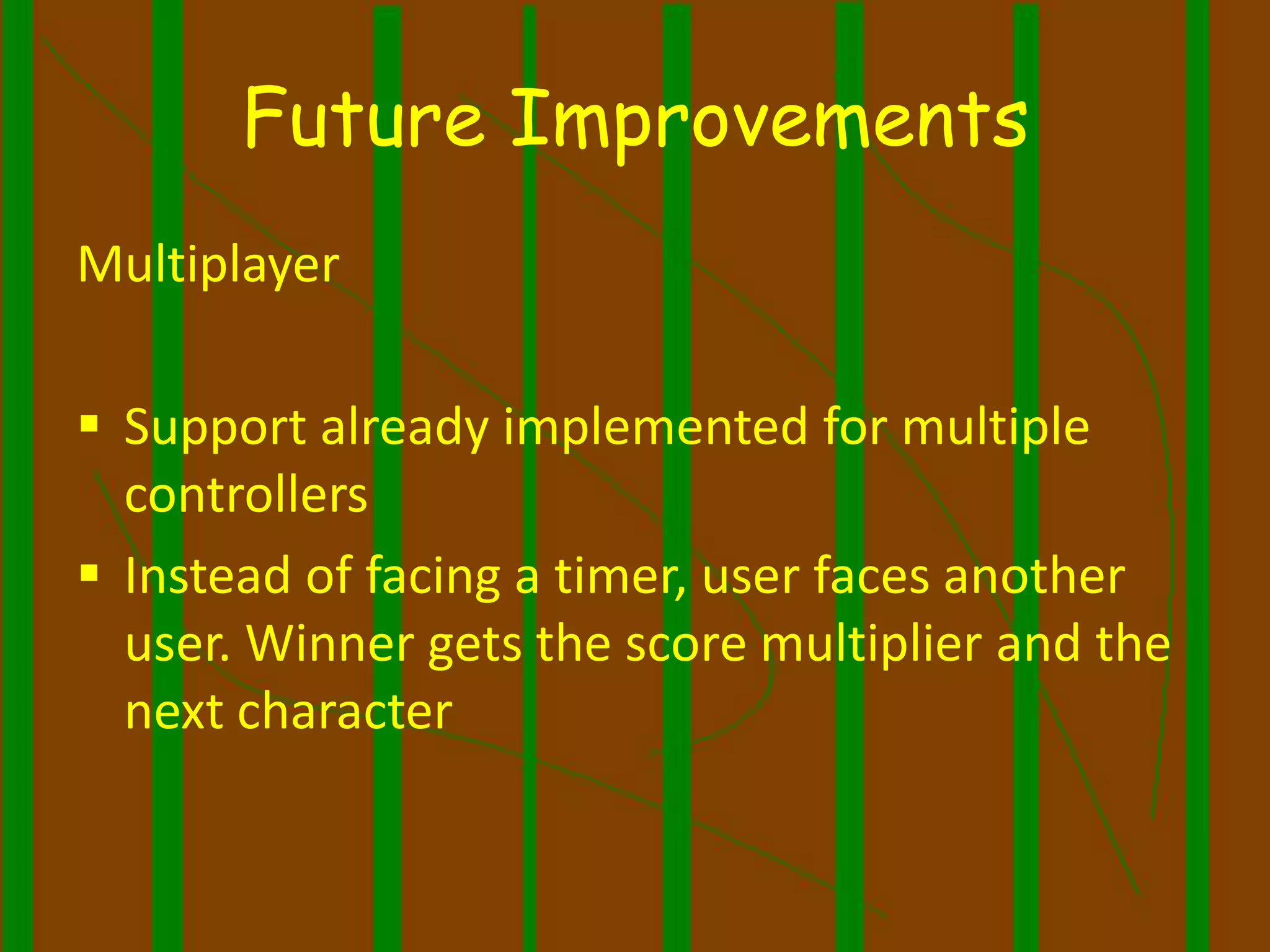 Evolution Explosion - Final Year Project Presentation