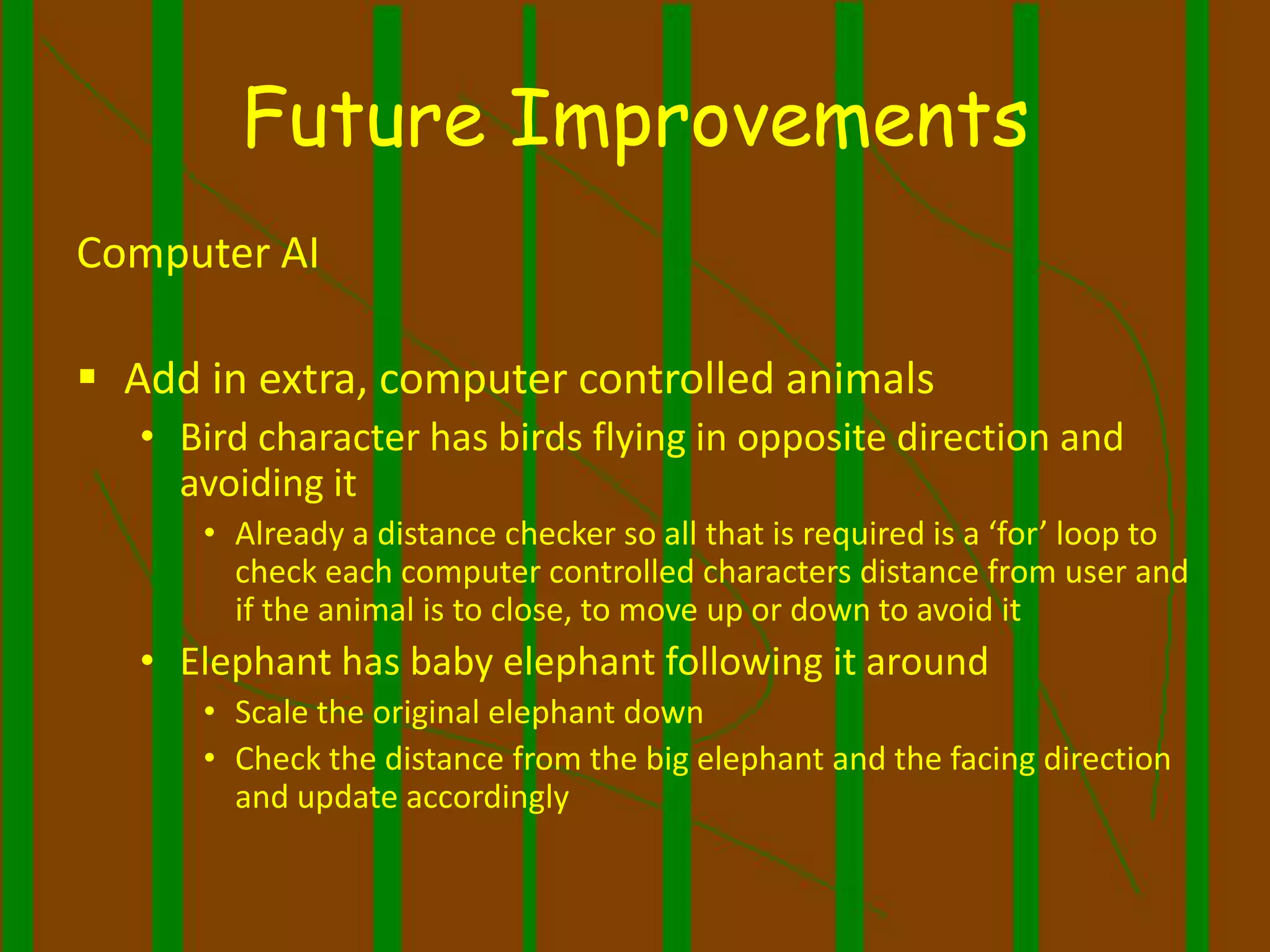Evolution Explosion - Final Year Project Presentation