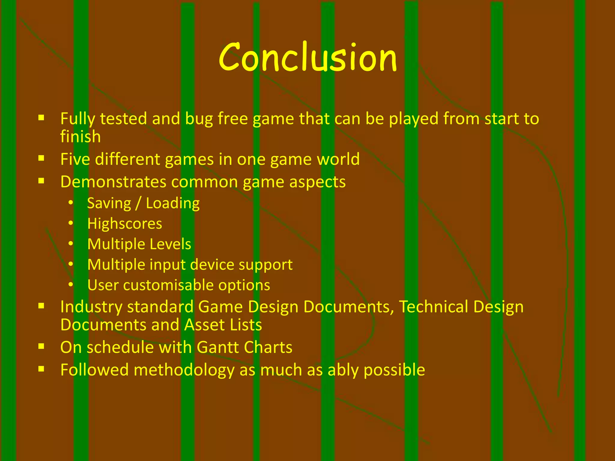 Evolution Explosion - Final Year Project Presentation