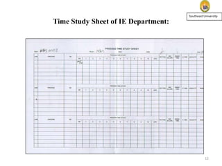 Southeast University

Time Study Sheet of IE Department:

12

 