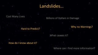 Landslide Tracker Project Presentation