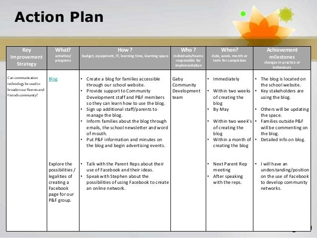 The Community Action Plan For A Public