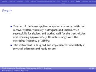 remote control for home appliances | PDF