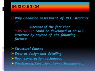Condition assessment of RCC structures and their Rehabilitation | PPTX