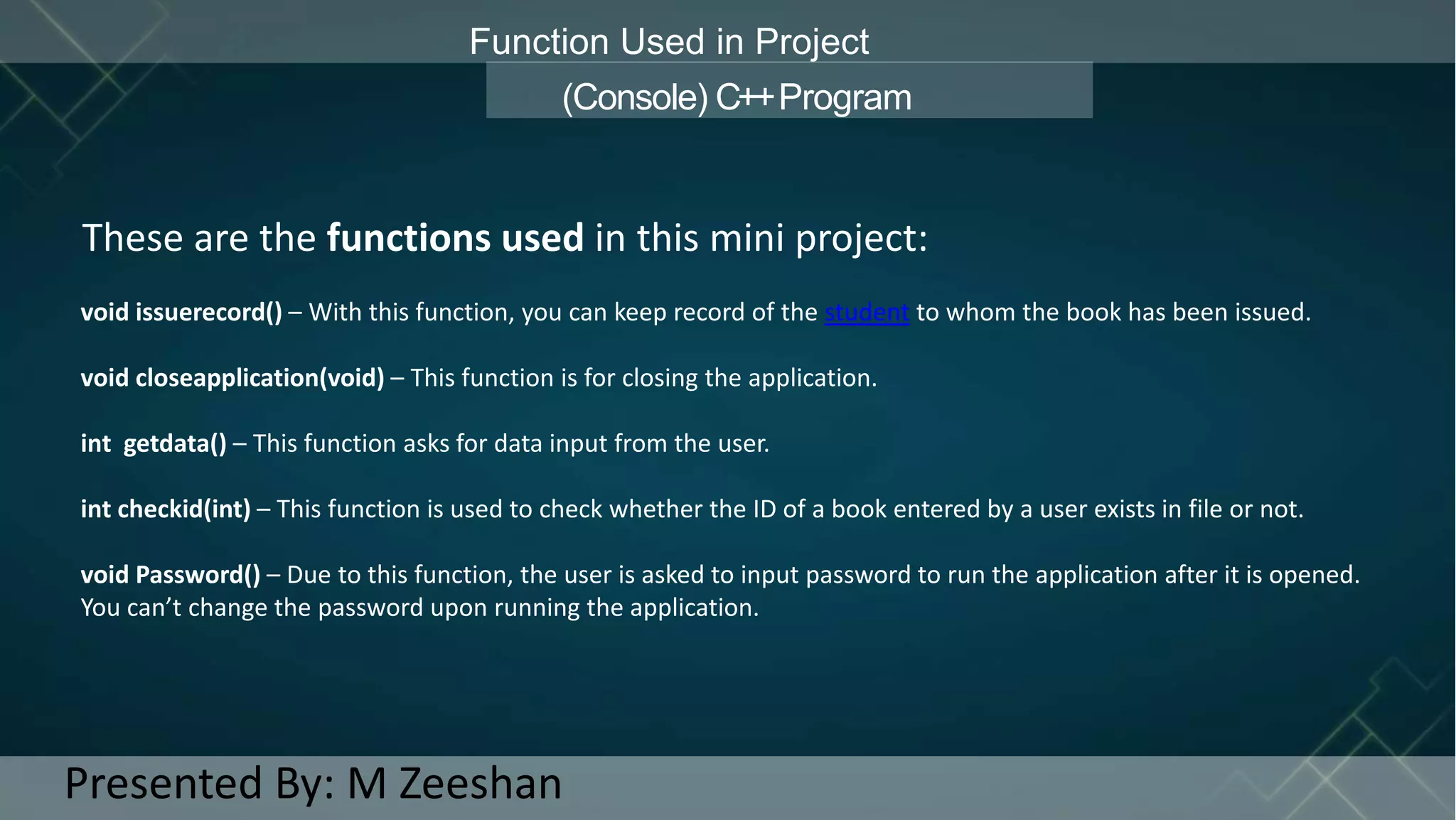 Library Management System ppt | PPTX