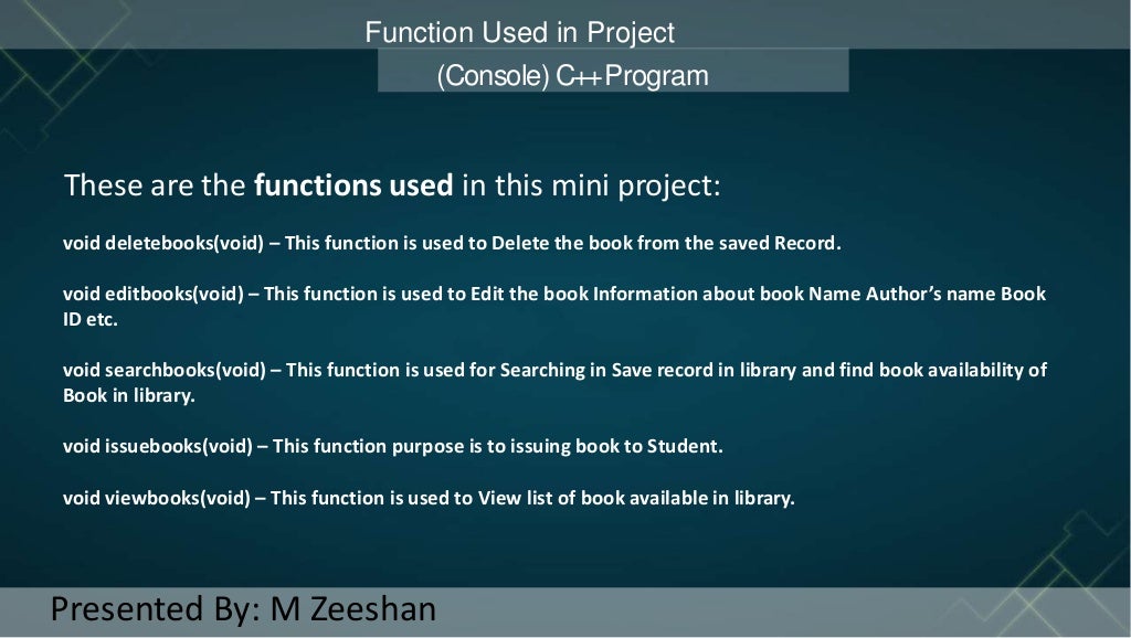 Library Management System ppt