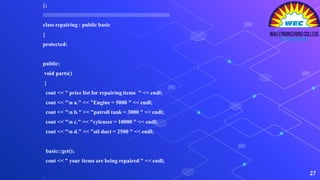 C++ Program Auto workshop service system | PDF