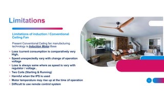 Project presentation for power saving fan | PPTX