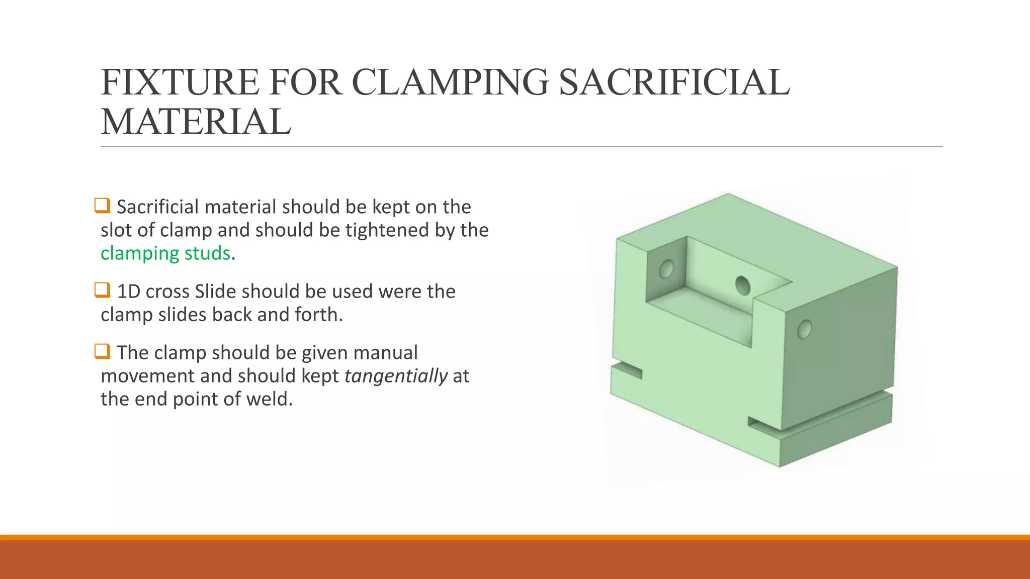 Project presentation on fixture design for eliminating key hole defect ...