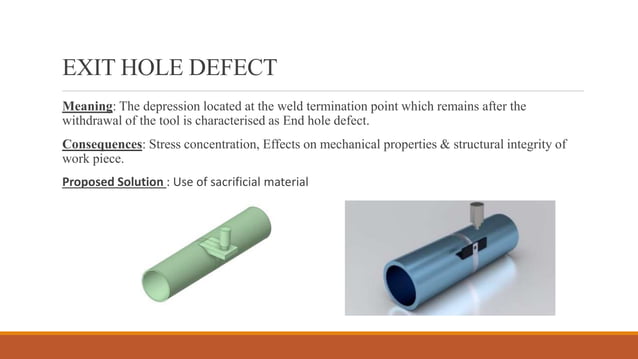 Project presentation on fixture design for eliminating key hole defect ...