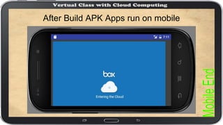 After Build APK Apps run on mobile
 