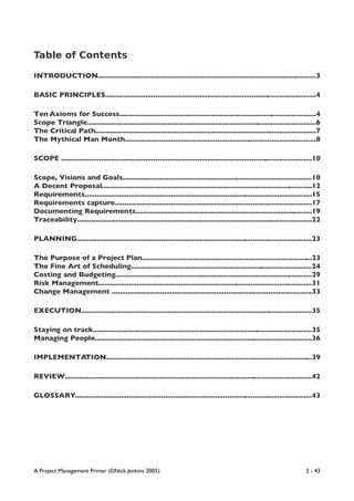 Project primer | PDF