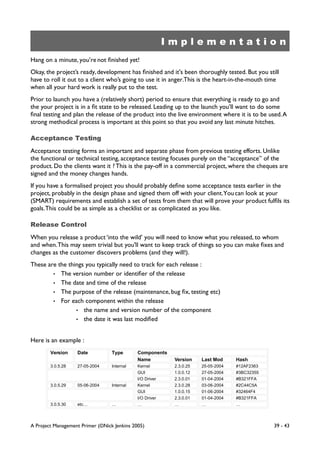 Project primer | PDF