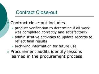 Project procurement Management.ppt