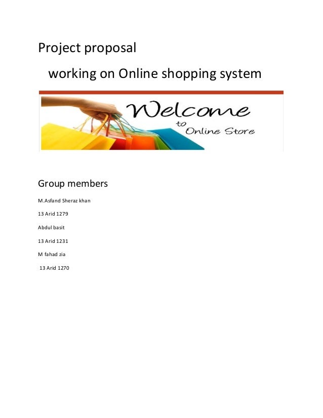 research proposal on online shopping