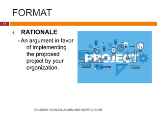 Project Description Rationale Project proposal | PPTX