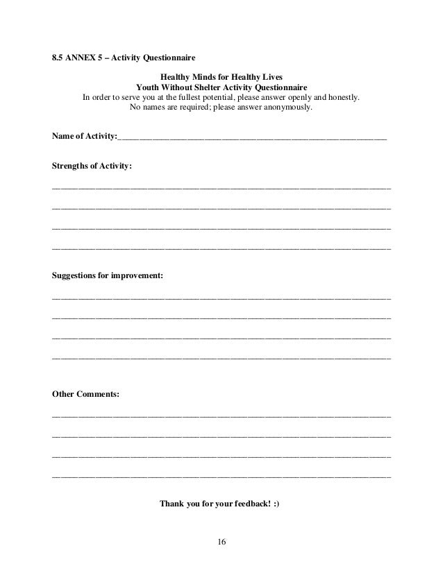 Project Proposal Youth Without Shelter