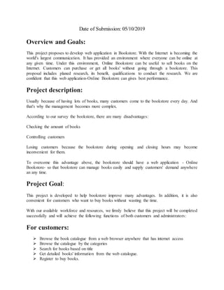 Project proposal book_shop | DOCX