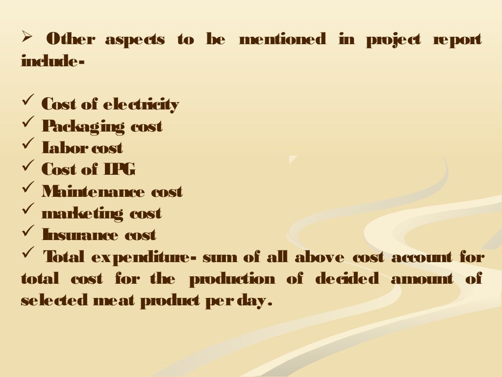Project proposal designing for dairy and meat processing plant by Gee…