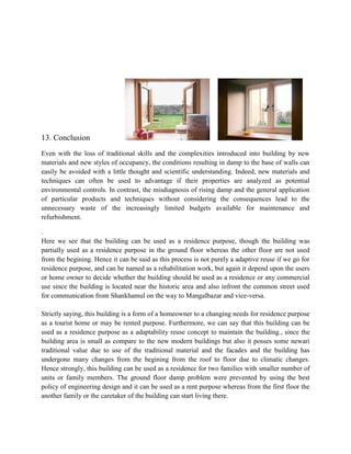 Project proposal for traditional residential dwelling design studio | PDF
