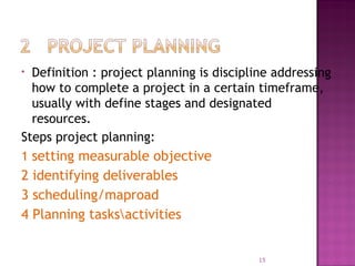 Define Project Planning project proposal writing for NGOs luctur.ppt