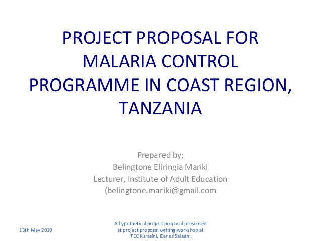 research proposal on malaria control