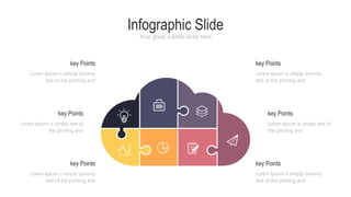 Infographic Slide
Your great subtitle write here
key Points
Lorem Ipsum is simply dummy
text of the printing and
Lorem Ipsum is simply dummy
text of the printing and
key Points
key Points
Lorem Ipsum is simply text of
the printing and
key Points
Lorem Ipsum is simply dummy
text of the printing and
Lorem Ipsum is simply dummy
text of the printing and
key Points
key Points
Lorem Ipsum is simply text of
the printing and
 