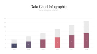 Data Chart Infographic
Your great subtitle write here
2
3
4
5
6
7
0
2
4
6
8
10
12
14
2018 2019 2020 2021 2022 2023
 