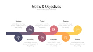 Goals & Objectives
Your great subtitle write here
Marketing
Lorem Ipsum is simply
dummy text the print to of
the printing
Customers
Lorem Ipsum is simply
dummy text the print to of
the printing
Analysis
Lorem Ipsum is simply
dummy text the print to of
the printing
Business
Lorem Ipsum is simply
dummy text the print to of
the printing
Project
Lorem Ipsum is simply
dummy text the print to of
the printing
Services
Lorem Ipsum is simply
dummy text the print to of
the printing
 
