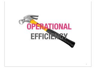 5
OPERATIONAL
EFFICIENCY
 