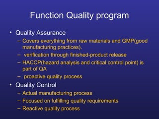 Project quality assurance management | PPT