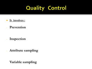 QUALITY CONTROLProject Quality Management