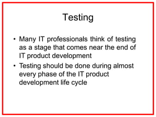 Project Quality management