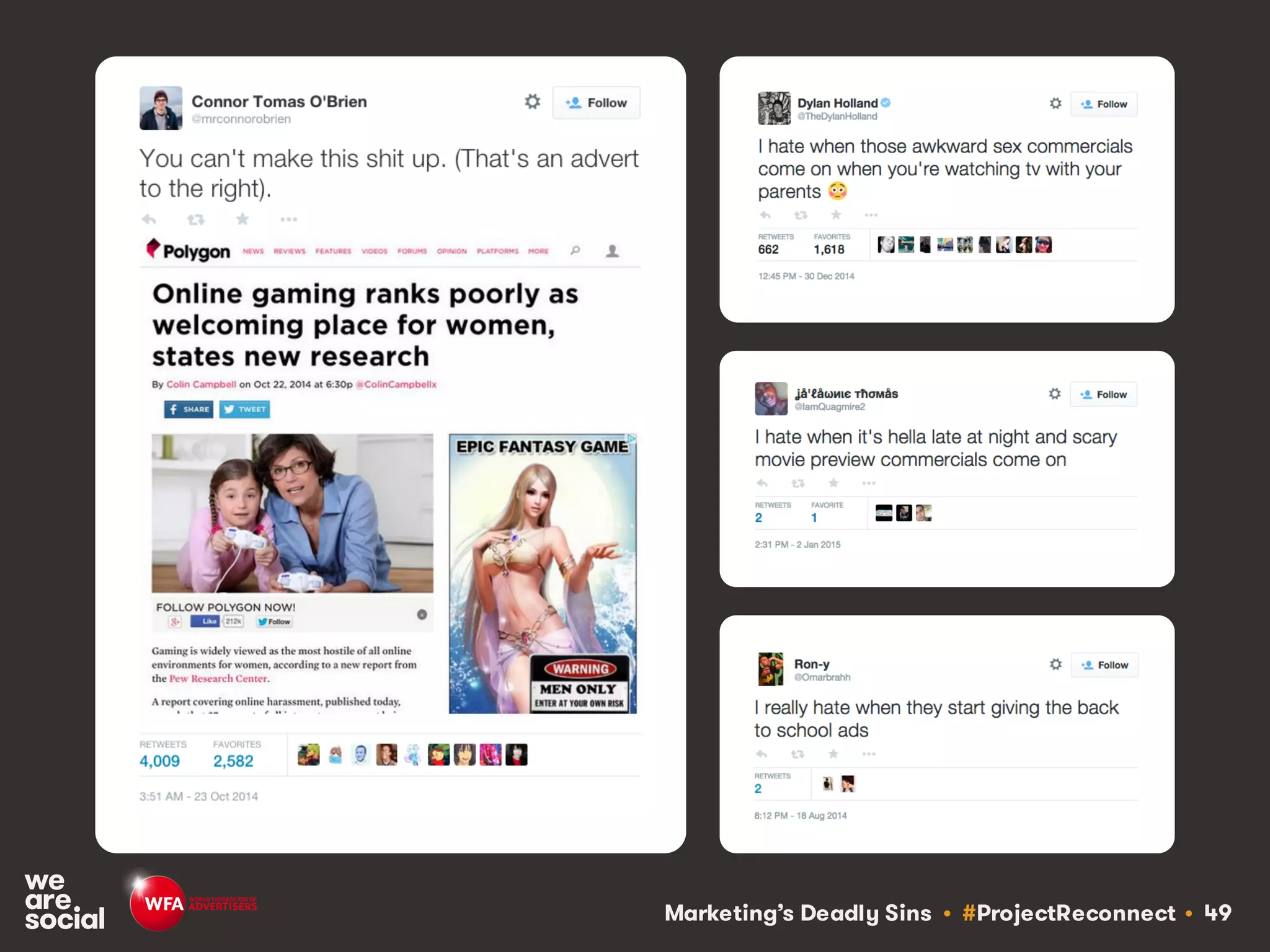 Marketing’s Deadly Sins • #ProjectReconnect • 49
 