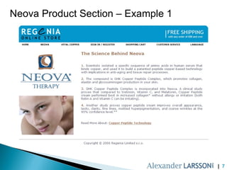 Neova Product Section – Example 1 |  