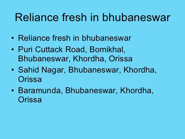 Billing Software Used In Reliance Fresh Chennai