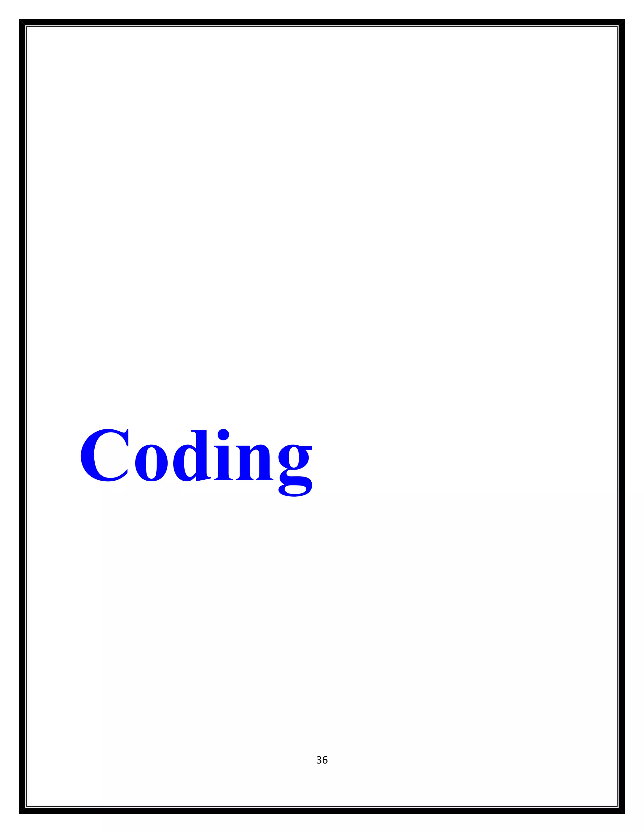 Coding


         36
 