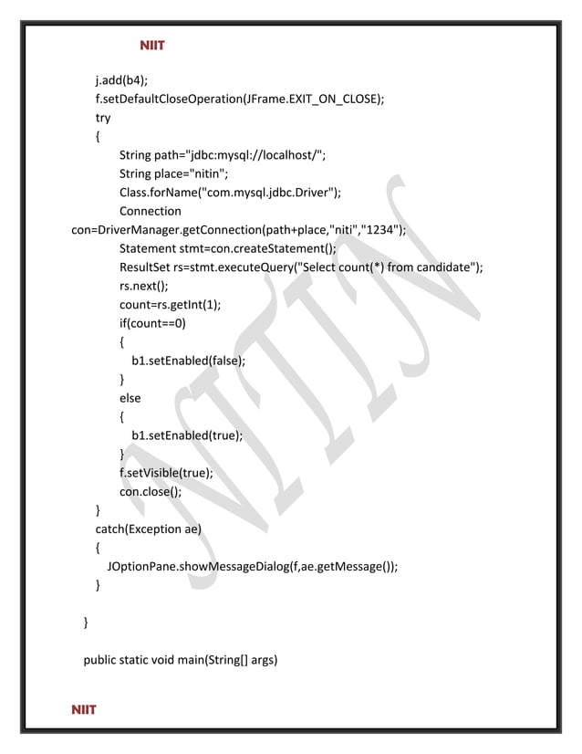 Online Voting System Project File | DOC | Internet | Computing