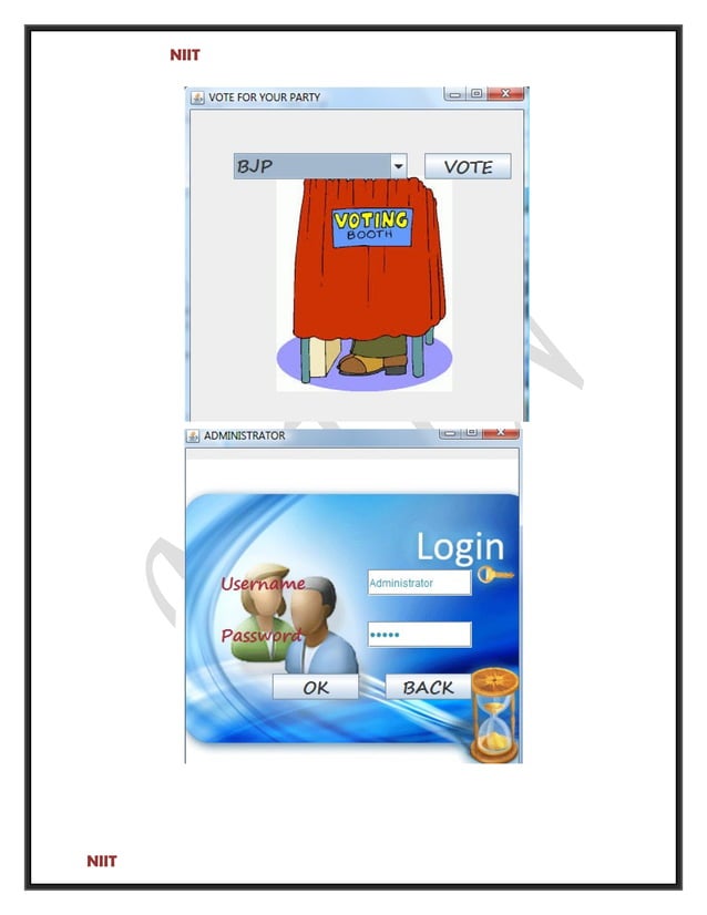 Online Voting System Project File | DOC | Internet | Computing
