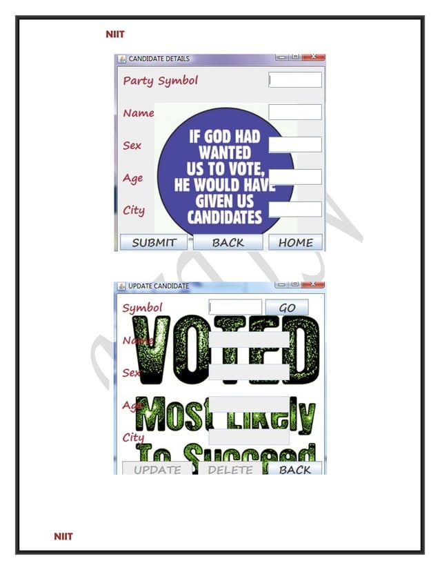 Online Voting System Project File | DOC | Internet | Computing
