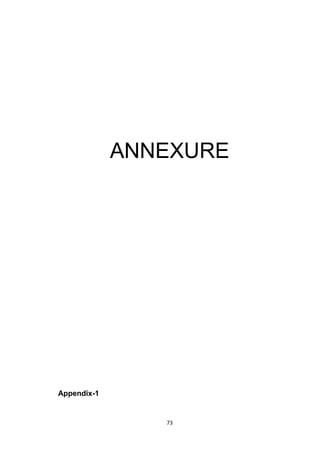 73
ANNEXURE
Appendix-1
 