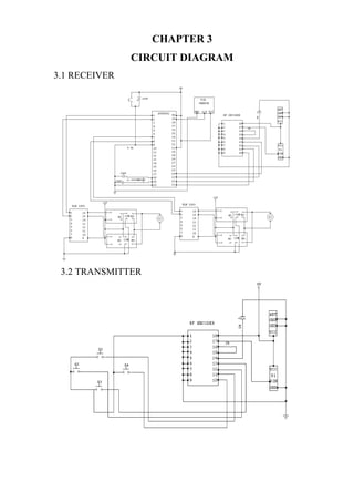 CHAPTER 3
CIRCUIT DIAGRAM
3.1 RECEIVER
3.2 TRANSMITTER
 