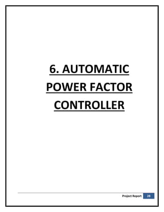 Project report on 33kv Substation and Automatic Power Factor Controller ...