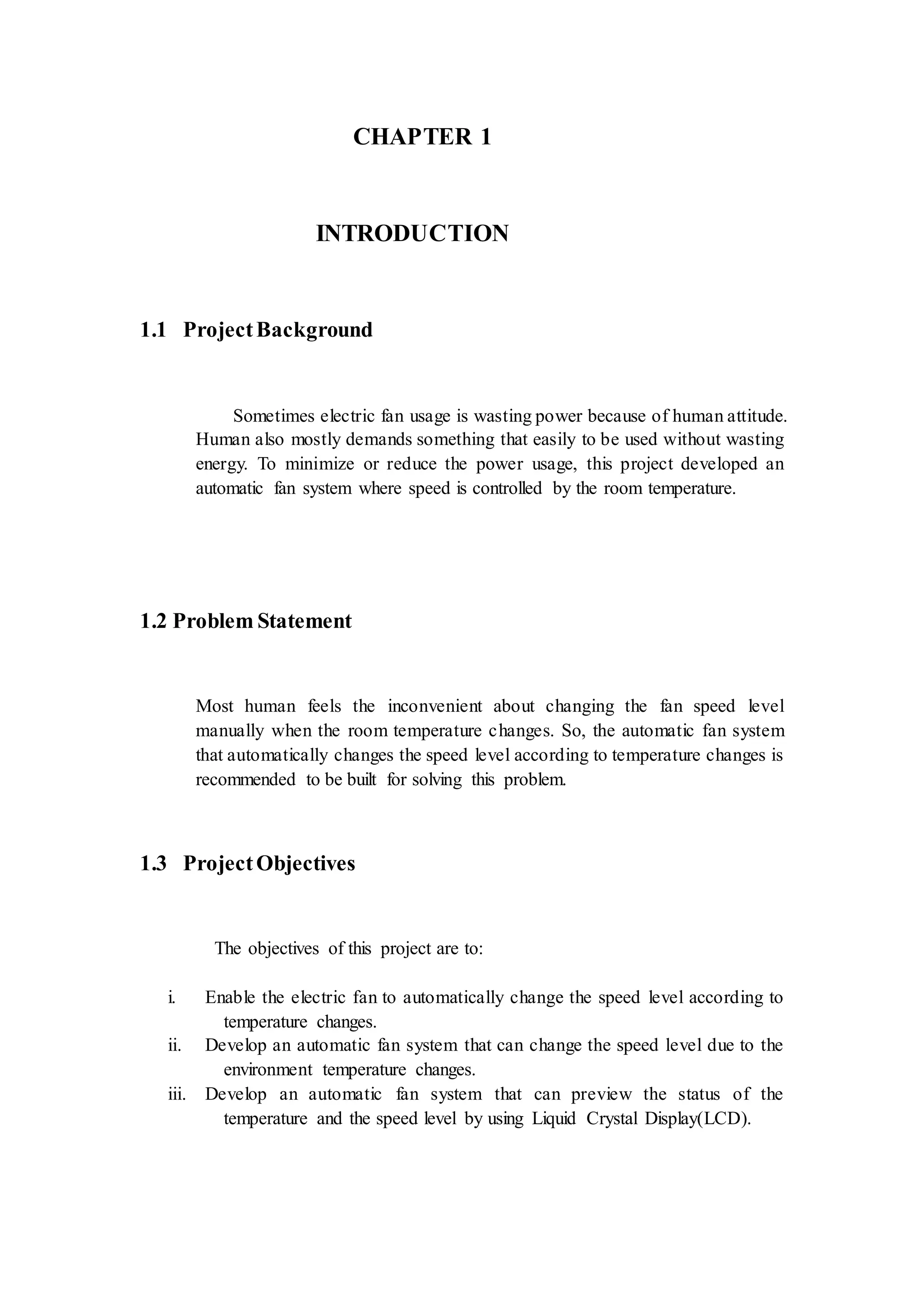 temperature dependent dc fan speed controller withou using